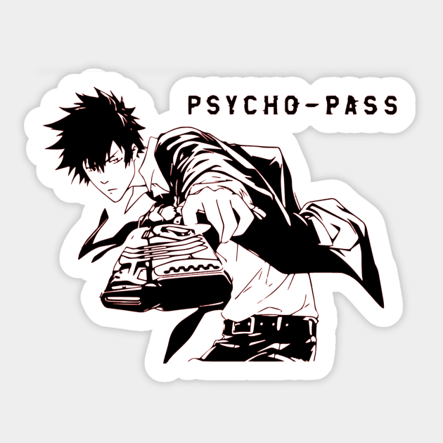 Shinya Kogami Psycho-Pass Sticker by OtakuPapercraft